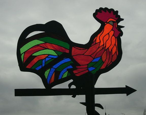 The Farmyard Cock and the Weathercock Andersen's fairy tale