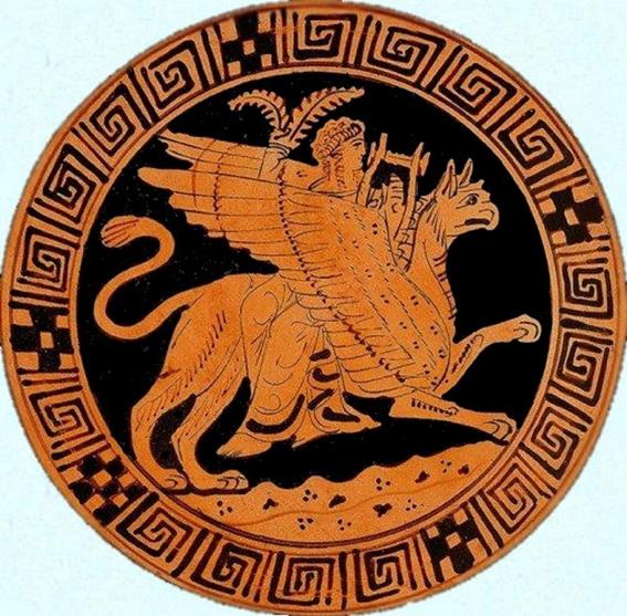 Gryps (Griffin) Ancient Greek mythological creature
