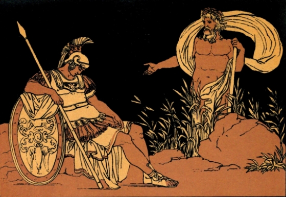 Aeneas Trojan hero in Greek mythology