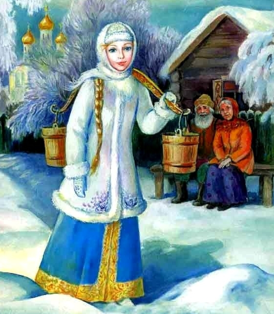 The Snow Maiden — Russian fairy tale character