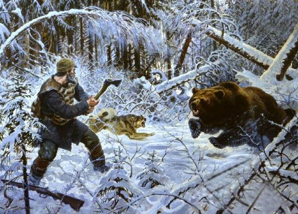 The Grand Bear Hunt by Mayne Reid